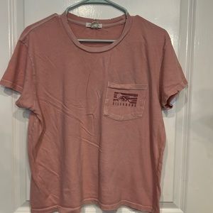 Billabong Explore the Unknown slub tshirt Sz M, distressed wash